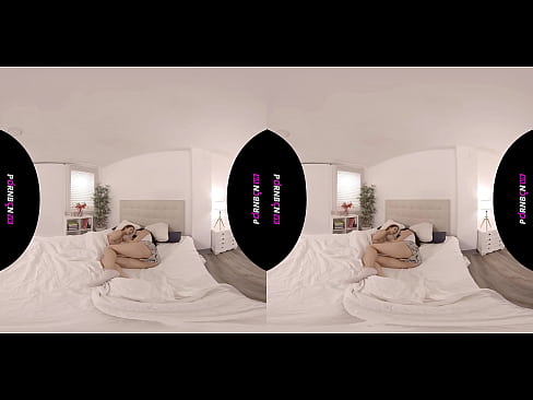 ❤️ PORNBCN VR Deux jeunes lesbiennes se réveillent excitées dans la réalité virtuelle 4K 180 3D Geneva Bellucci Katrina Moreno Super sex à noi ️❤